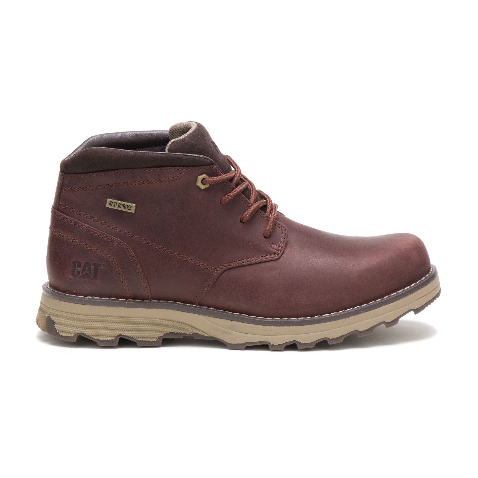 Caterpillar Men's Elude Waterproof Chukka Boots Brown CAT-34960